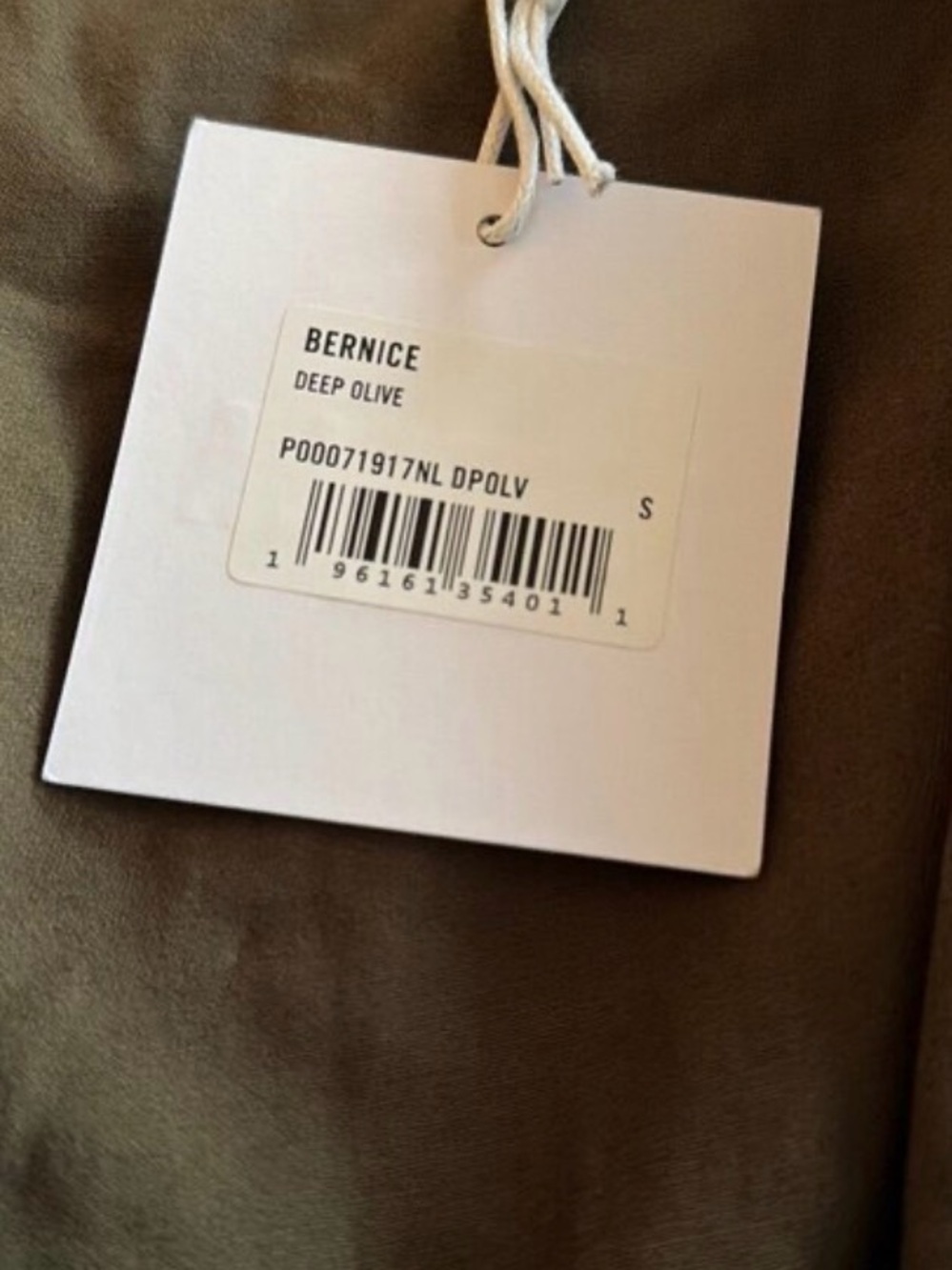 Bernice Short-Sleeve Jumpsuit in Olive - Picture 3 of 3